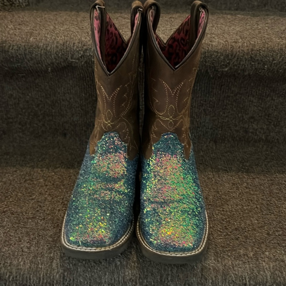 “Cody James “ Girl glittery cowgirl boots